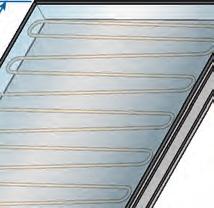 mat Gehard glas (ESG), ijzerarm, mat Collector aansluitingen Absorptiecoefficient Emmissiecoefficient 174 0,790 4,013 m2 Absorber coating remeha.