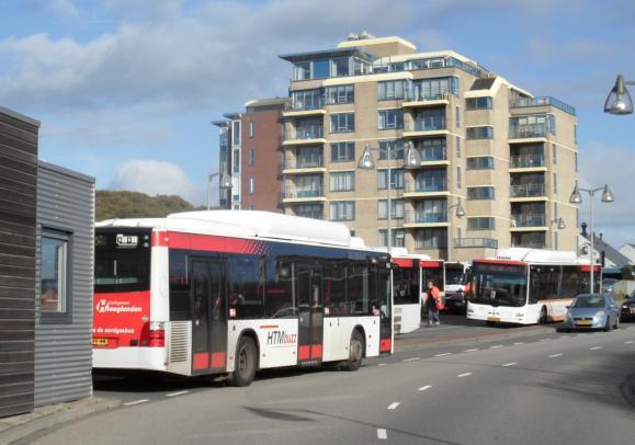 De huidige busbuffer in Kijkduin zal door de bouwplannen wellicht (tijdelijk?