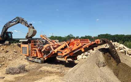 en recycleren van asfalt, beton, sloopafval en natuursteen.