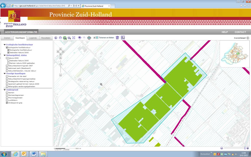 gearceerde gebieden wordt functieverandering én inrichtingssubsidie