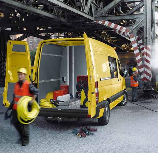 Veel ruimte voor al uw plannen. De Sprinter is zo flexibel als professionele transportoplossingen moeten zijn.