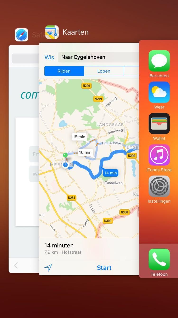 Klik onder de kop Navigeer op Google Maps (Android telefoon) of Apple Maps (iphone) om te navigeren naar de betreffende praktijk.