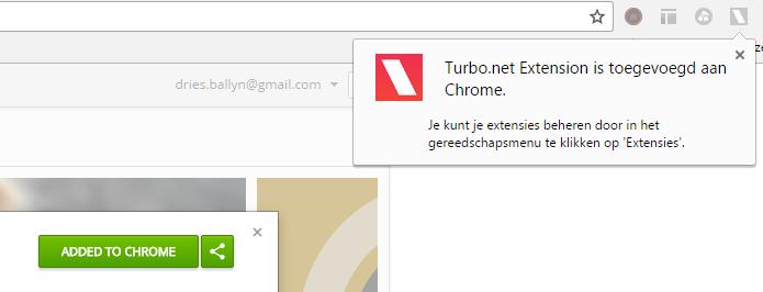 3. Klik op ADD TO CHROME of TOEV. AAN CHROME om de Turbo.net extensie toe te voegen.