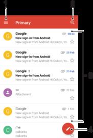 1 Een lijst weergeven van alle Gmail-accounts en -mappen 2