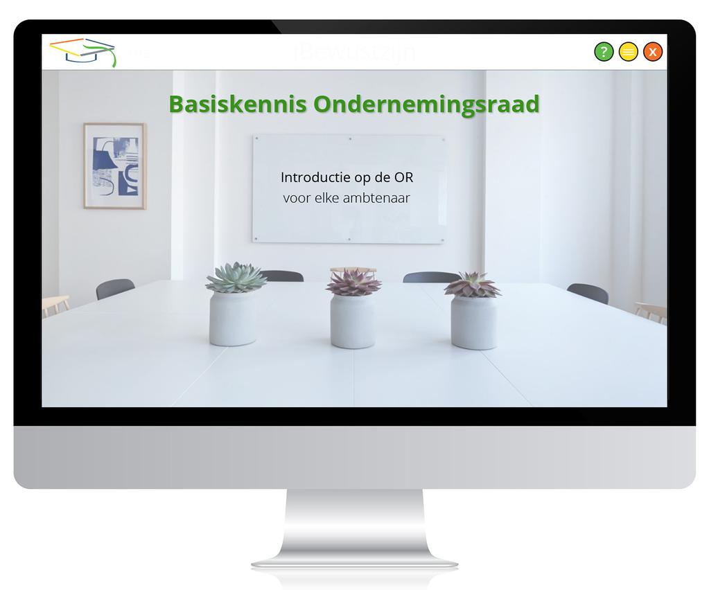 Wat doet de OR voor élke ambtenaar? Modulair, maatwerk of casuïstiek? e-learning voor elke ambtenaar: gemeentebrede basiskennis Als ondernemingsraad komt u op voor uw achterban.