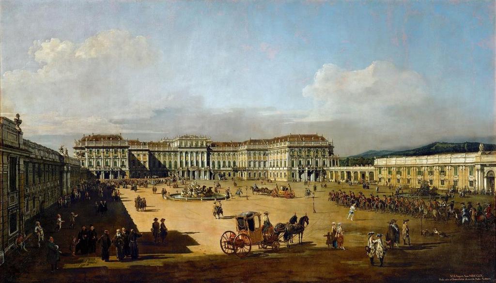 Schloss Schönbrunn, 1758 Maria Theresia stierf in 1780 en was de