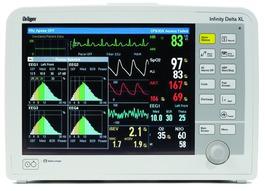 Inﬁnity Delta MT-8850-2006 Met de Delta multi parameter monitor kunt u volwassen, pediatrische en neonatale patiënten continu bewaken, zowel aan bed als tijdens transport.