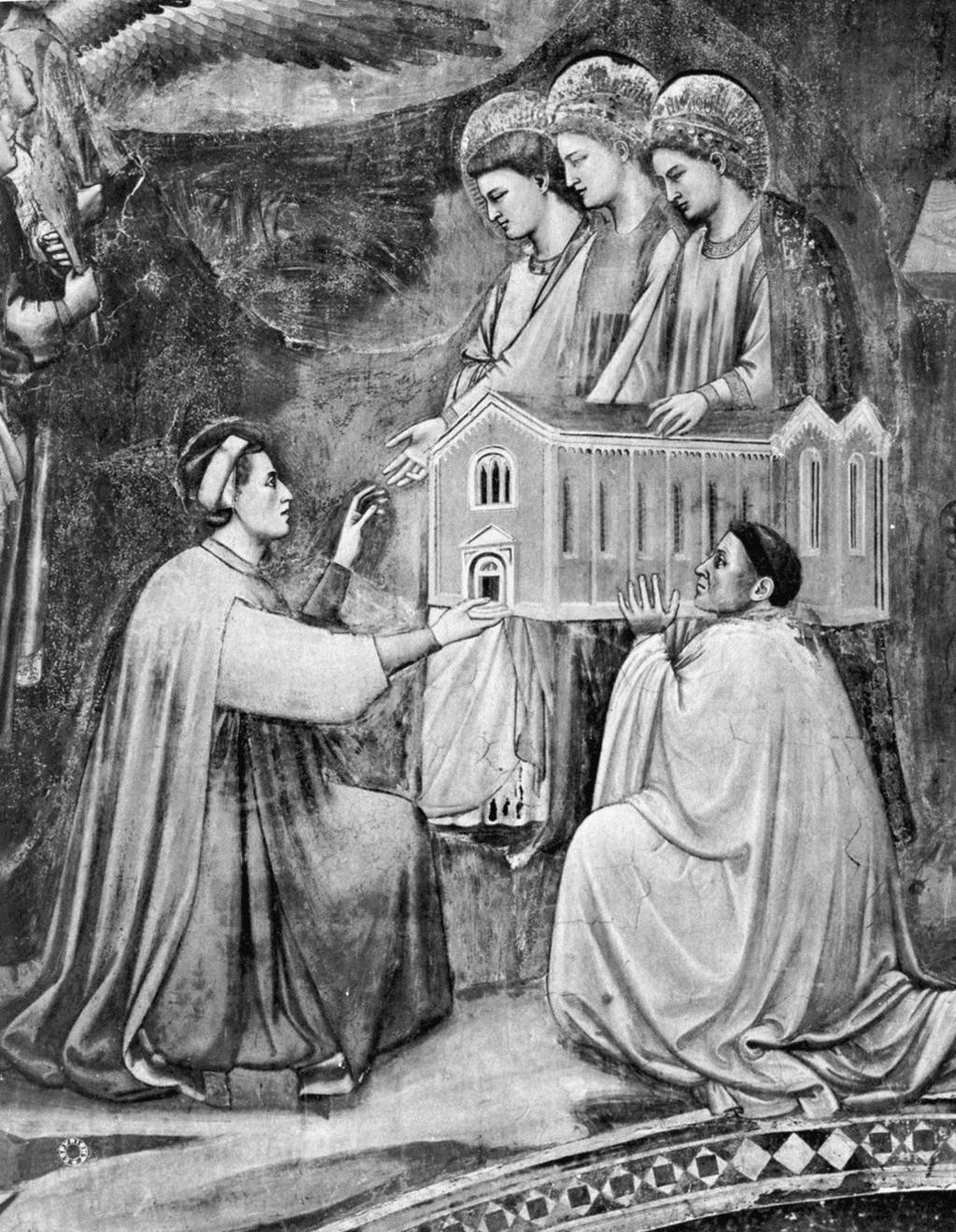 Meesterlijke muurschilderingen Vragen bij afbeelding 7 tot en met 11. Op afbeelding 7 zie je het interieur van de Scrovegni-kapel in Padua.