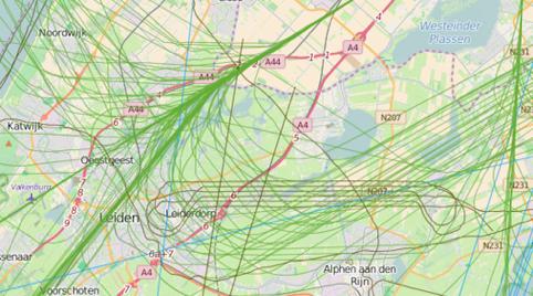 6 Tenslotte willen we nog een aantal plaatjes van tracks laten zien die aangeven dat in de praktijk tal van afwijkende patronen zich kunnen voordoen.