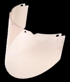 gebruik met Chin Guard) 454055013 (transparant propionaat vizier, 2,5mm, 235 mm lang) 454055014