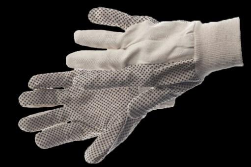handschoenen Werkhandschoenen van 100% katoen met manchet. CE Cat.