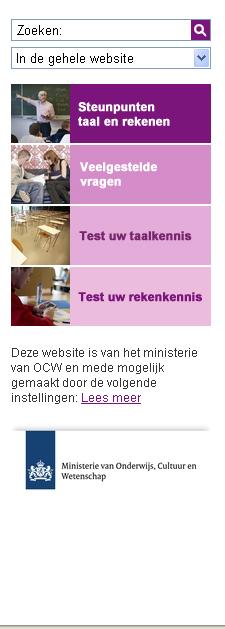 schoolaanzet.nl: informatie over taal en rekenen www.