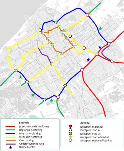Figuur 3: GGB+ in Den Haag; vaststellen functiekaart en keuzepunten (links HNM) Figuur 4: GGB+ in Den Haag; vaststellen beleidsmatige knelpunten