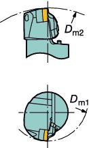 GENERL TURNNG External machining - Holders for negative basic-shape inserts Uitwendige bewerking - Houders voor negatieve wisselplaten Coromant Capto klemhouder-units CoroTurn RC rigid clamp ontwerp