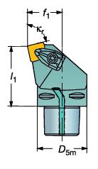 GENERL TURNNG External machining - Holders for negative basic-shape inserts Uitwendige bewerking - Houders voor negatieve wisselplaten lgemeen draaien Coromant Capto klemhouder-units CoroTurn RC