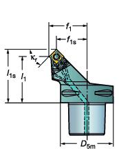 GENERL TURNNG External machining - Holders for negative basic-shape inserts Uitwendige bewerking - Houders voor negatieve wisselplaten lgemeen draaien CoroTurn HP klemhouder-units T-Max P kantelpen