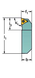 GENERL TURNNG External machining - Shank tools for small part machining Uitwendige bewerking Klemhouders met schacht voor het bewerken van kleine werkstukken Korte houder voor QS houdersysteem