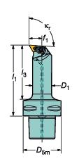 GENERL TURNNG nternal machining Holders for negative basic-shape inserts nwendige bewerking houders voor negatieve wisselplaten Coromant Capto boorbaren T-Max P Rigid Clamping DCLNR/L DDUNR/L