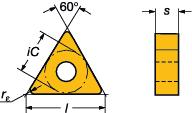 GENERL TURNNG Negative basic-shape inserts Negatieve wisselplaten T-Max P Driehoekig lgemeen draaien Voorbewerken P M K S GC GC GC GC GC GC CT GC GC GC GC GC GC GC GC GC GC - GC GC GC GC - GC SO D ic