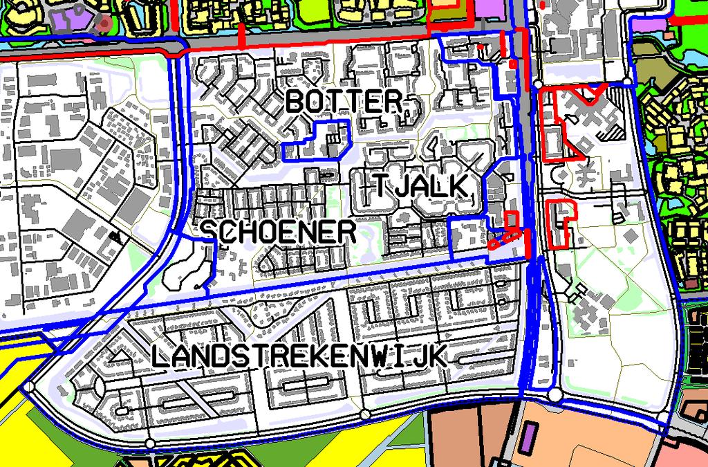 In het noordelijkste gedeelte van dit gebied worden wel nieuwe ontwikkelingen mogelijk gemaakt.