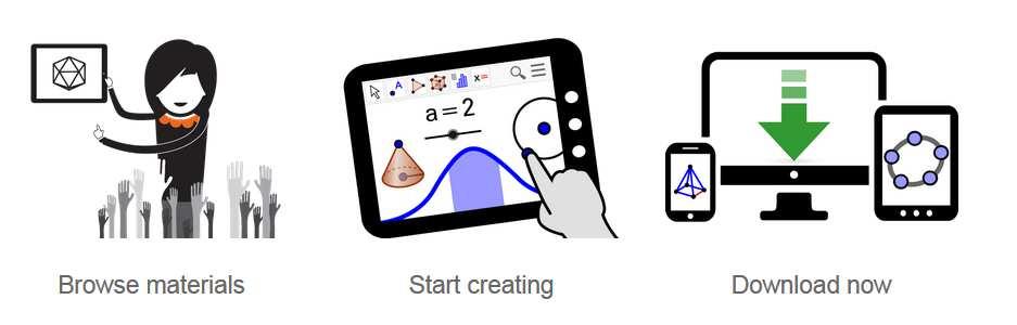 1 GEOGEBRA 5 INSTALLEREN Surf naar www.geogebra.