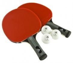 3x ballen 5,00 312 set 2x tafeltennisbat en