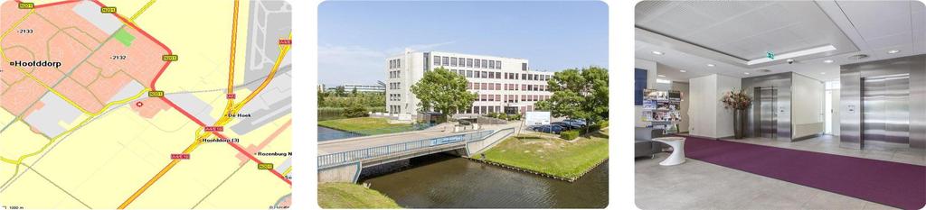 Hoofddorp, Capellalaan 21-37 Het kantoorgebouw 'Lighthouse', bestaande uit vijf bouwlagen is gesitueerd in kantorenpark Beukenhorst-Oost.