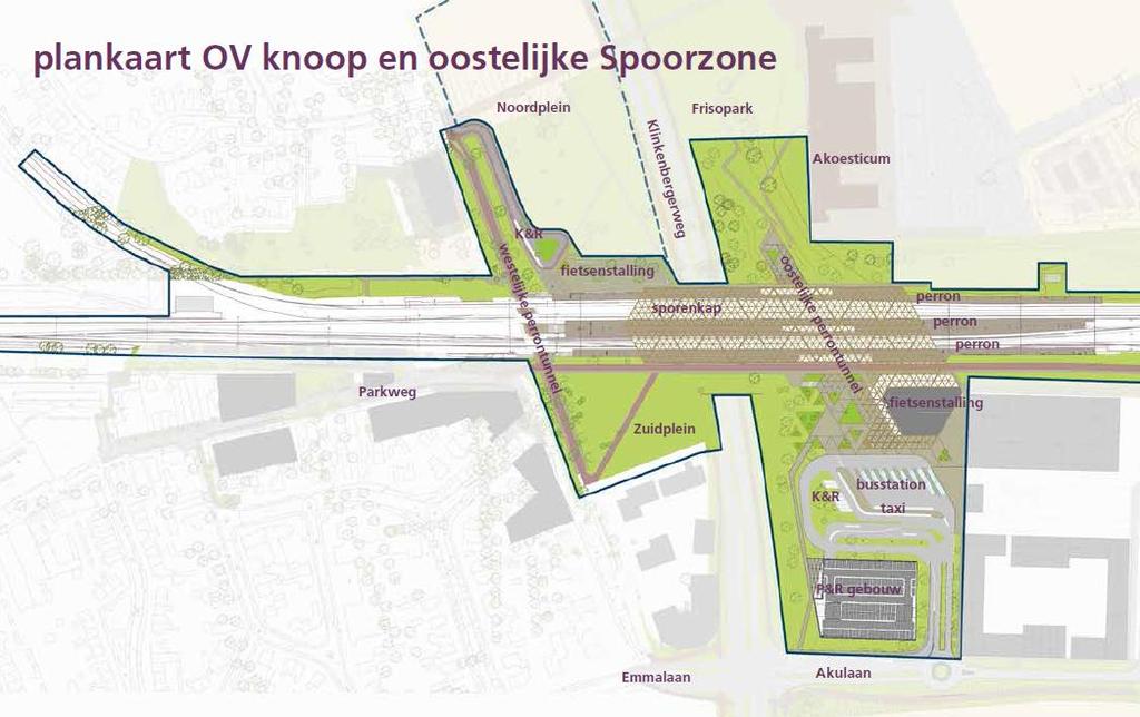 2 DE PLANNEN IN HET KORT De OV Knoop en Oostelijke Spoorzone bestaat niet alleen uit een iconisch stationsgebouw.