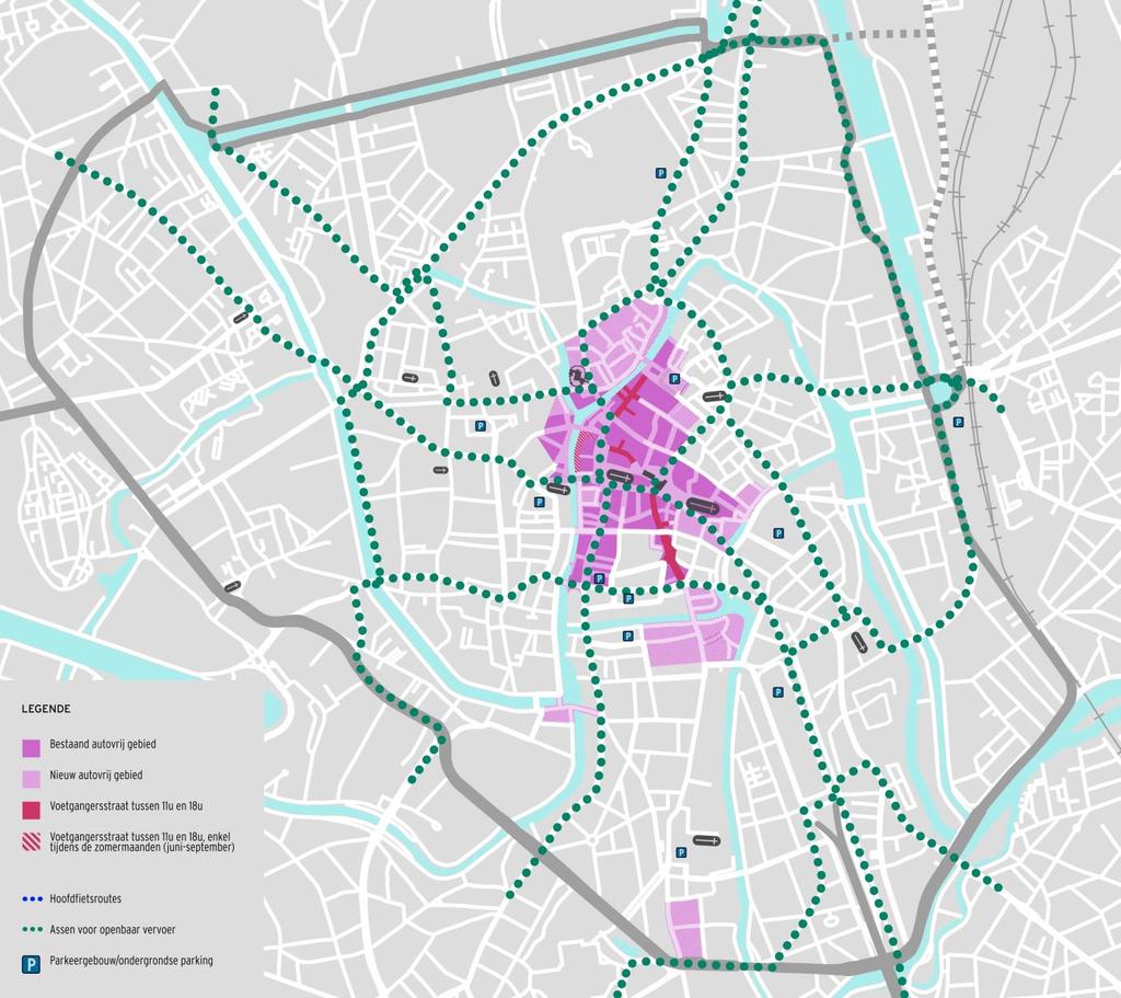 4.3 OPENBAAR VERVOER Wat in de vorige paragrafen werd gesteld over voetgangers en fietsers, geldt zo mogelijk nog meer voor het openbaar vervoer: het weren van het onnodige autoverkeer in de