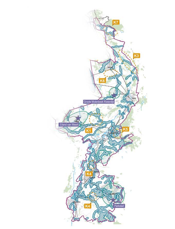 26 kansen (code verwijst naar beschrijving kans in bijlage) provincie grenzen waterschap grenzen uitgelicht kansen voornemengezamenlijke