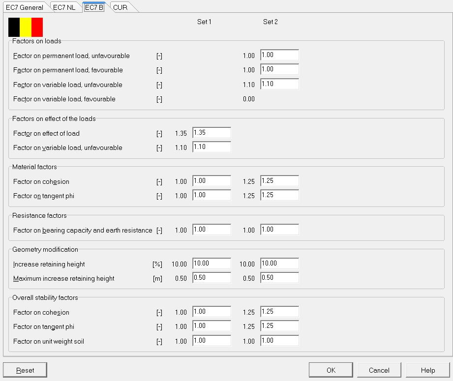 2.6 Rekenmethode/ theorie/ criteria/ referenties 2.6.1 Damwand voor kaaimuur Eurocode 7 wordt toegepast volgens de Richtlijnen voor de toepassing van Eurocode 7 in België: het grondmechanisch ontwerp van kerende constructies: beschoeiingen.