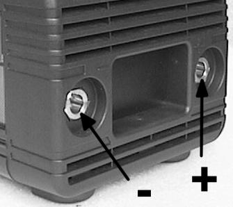 Secundaire aansluitingen Een snelkoppeling systeem van Twist-Mate kabelstekkers wordt gebruikt voor het aansluiten van de las- en werkstukkabel.