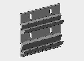 JdB 195 mm breed onbewerkt 211 20-006 Idem RAL 9010 wit 211 20-755 Idem (* = structuurlak) RAL 7016