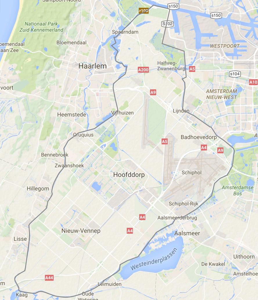 10. Bijlage: financiële kengetallen Haarlemmermeer heeft een totale begroting van 400 miljoen euro. Het meerjarenbeeld 2016-2019 is als volgt: Omschrijving (bedrag x 1.