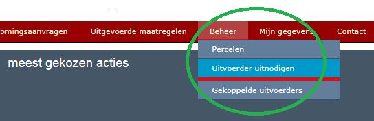 De GRONDGEBRUIKER kan met de volgende zeven stappen een uitvoerder uitnodigen: Meld u aan bij www.faunaschade.nl, u ontvangt per ommegaande een mail met een bevestigingslink.