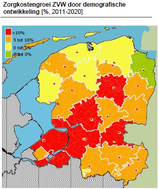 ZVW regio Leveste: 6% Zorgkostengroei ZVW regio Stadskanaal: 8% Het aantal geboortes