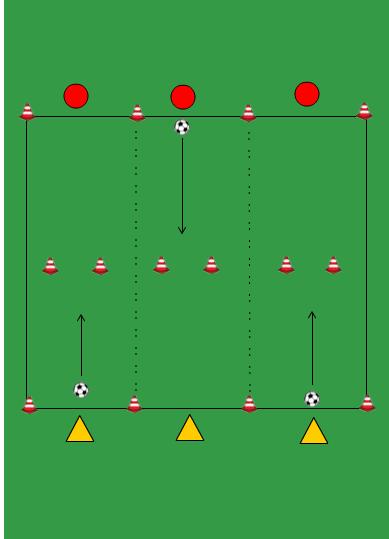 Poortenspel tweetal kan scoren door de bal tussen de pionnen naar elkaar te spelen (over de grond) voordat de bal wordt terug gespeeld, dient de speler eerst de bal aan te nemen voor of op de lijn
