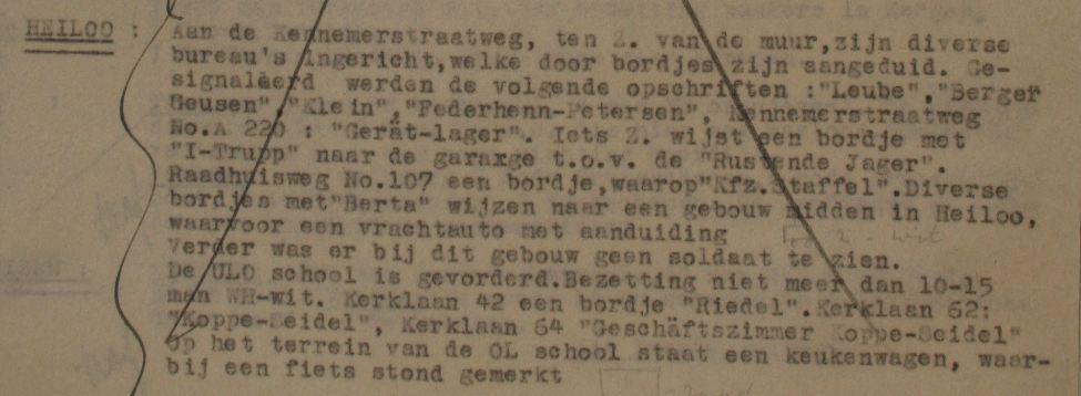 Op het grondgebied van de gemeente Heiloo waren talloze paalversperringen aanwezig, bedoeld om vijandelijke luchtlandingen met zweefvliegtuigen tegen te gaan.