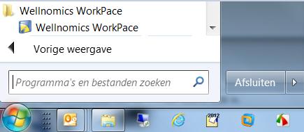 WorkPace-instellingen geven de centraal gekozen WorkPace instellingenprofielen weer. Deze kunnen afwijken van de door u zelf gekozen instellingen in WorkPace.