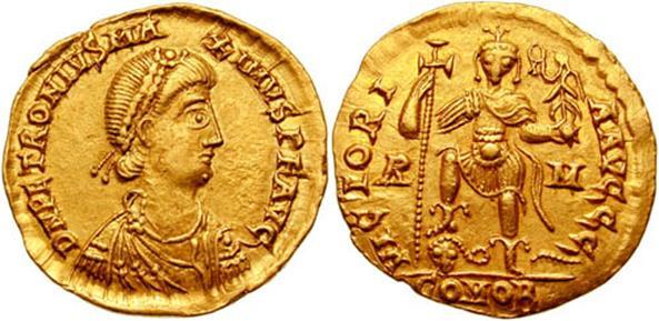 Valentinianus was pas 6 jaar toen hij tot keizer gekroond werd als vervanger voor usurpator Johannes, en zijn taken als keizer werden overgenomen door zijn moeder.