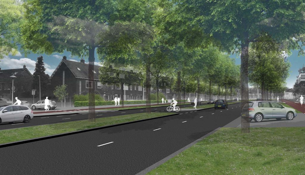 Effecten van de maatregelen De Westelijke Stadsboulevard is bedoeld om te komen tot een betere leefbaarheid, een beter oversteekbare weg, meer groen en verblijfsruimte, meer ruimte voor voetganger en