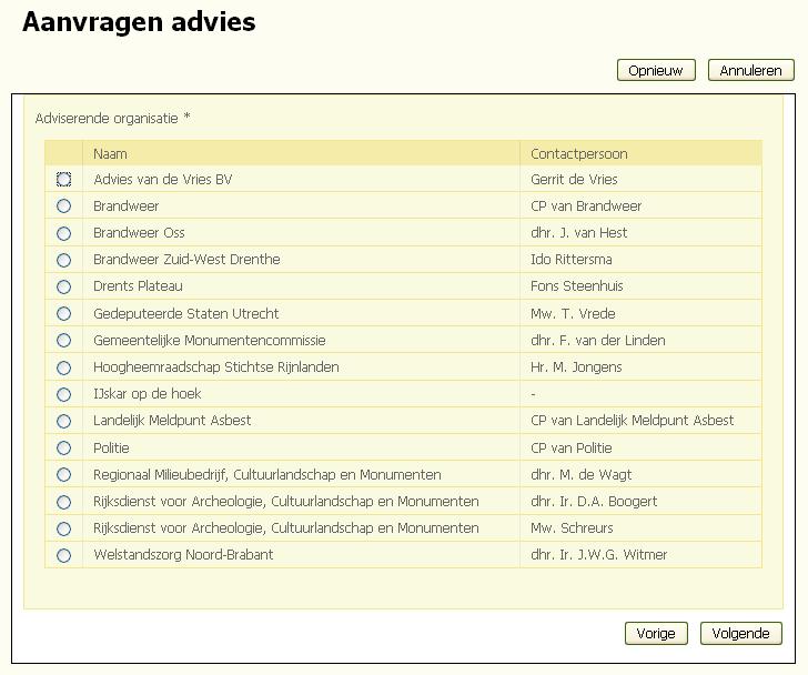 Ingeschakelde adviseurs kunnen voor hun advies ook andere adviseurs inschakelen.