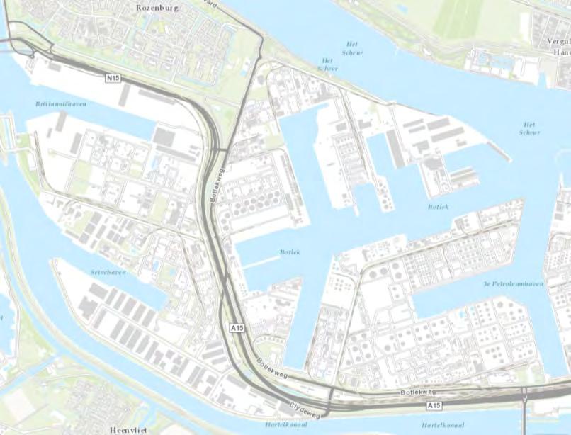 3.1.3 A15 De A15 verbindt de Europoort en Rotterdam met het achterland van Rotterdam en de Rotterdamse haven. De A15 is, net als de A20, onderdeel van de Ruit van Rotterdam.