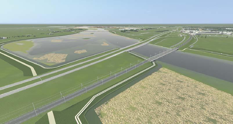 Reevediep In IJsseldelta-Zuid wordt in de eerste fase de hoogwatergeul aangelegd.