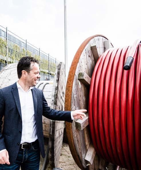 52 ALLIANDER: CIRCULAIRE KABELS Netwerkbedrijf Alliander, distributeur van gas en elektriciteit in een groot deel van Nederland, heeft hoge circulaire ambities.