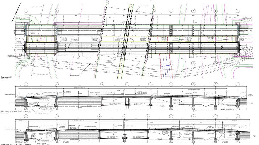 bebording en/of ventilatie, hoogte = PVR+1000mm - Integraal constructie (analoog aan een integraal viaduct) - Brandwerendheid