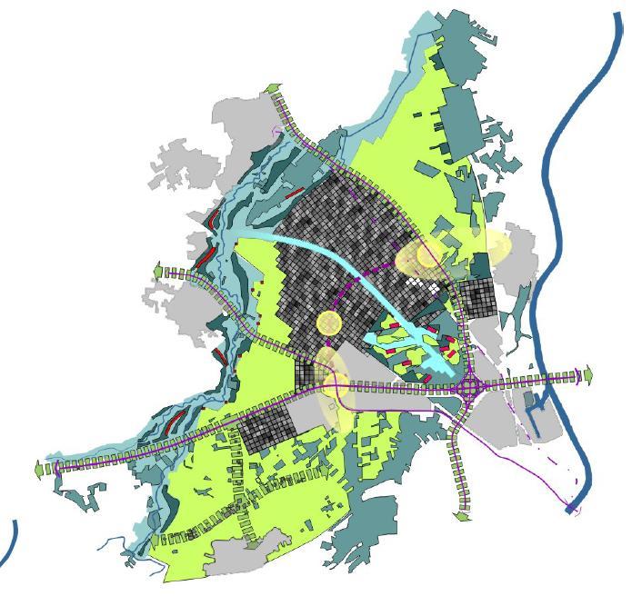 Maasbree, Sevenum, Venlo en de Provincie Limburg. Het doel van het Masterplan is samenhang brengen in de vele ontwikkelingen in het Klavertje 4 gebied.