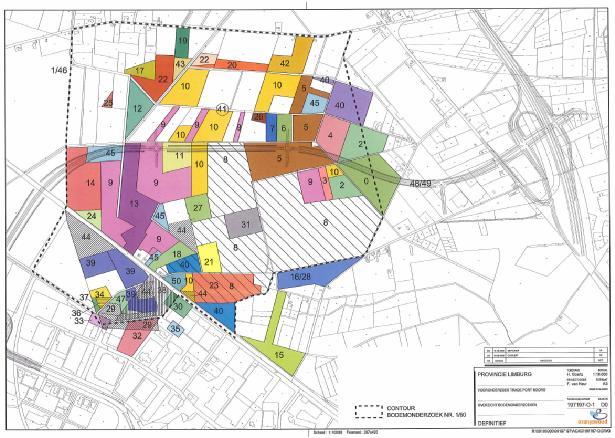 bron: bodemonderzoek Oranjewoud, oktober 2009 Figuur 6.6: Overzichtstekening met eerder verrichte bodemonderzoeken (nummers: zie tabel 6.3) 6.4.3 Eerder verrichte bodemonderzoeken In tabel 6.