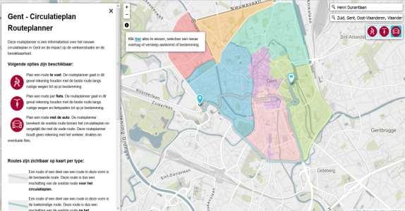 Communicatietools - bestaande Van A naar B tool : Digitale hulp bij het kiezen van een route overbrugging tot 3 april, dan