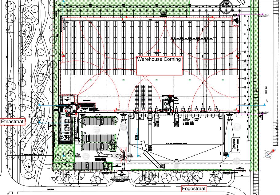 5 Gebouwkenmerken 5.1 Ligging Het terrein waarop gebouwd wordt, is gesitueerd in Amsterdam- Osdorp. De nieuwbouw komt aan de Fogostraat (Hoek Fogostraat/Etnastraat) te Amsterdam.